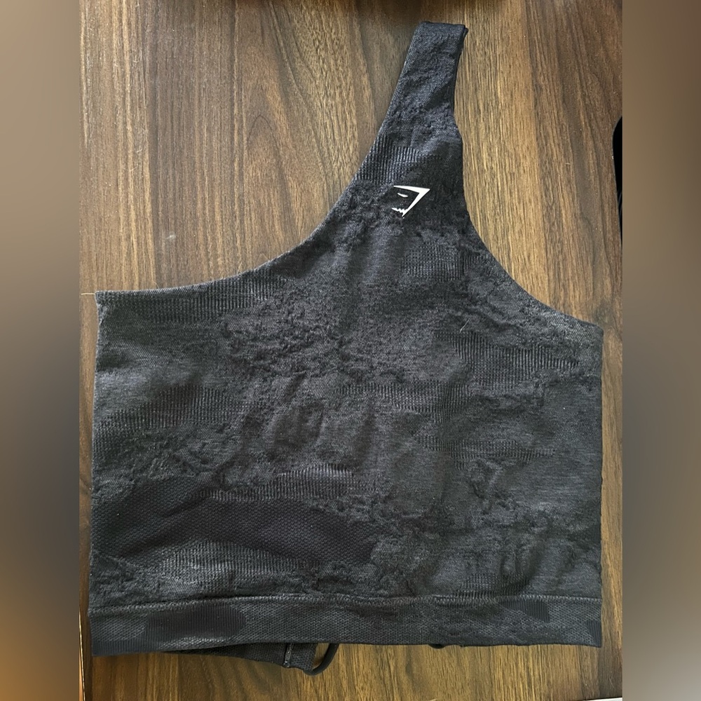 Gymshark Adapt Camo Tank in Black/Grey